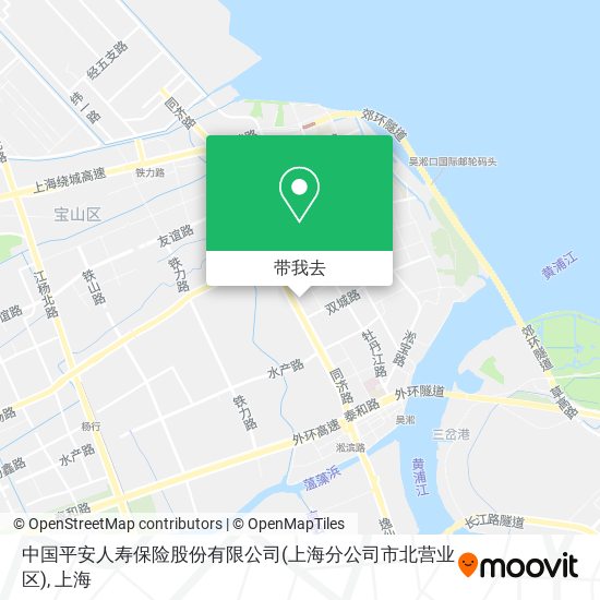 中国平安人寿保险股份有限公司(上海分公司市北营业区)地图
