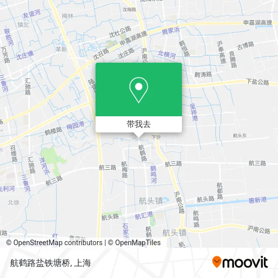 航鹤路盐铁塘桥地图