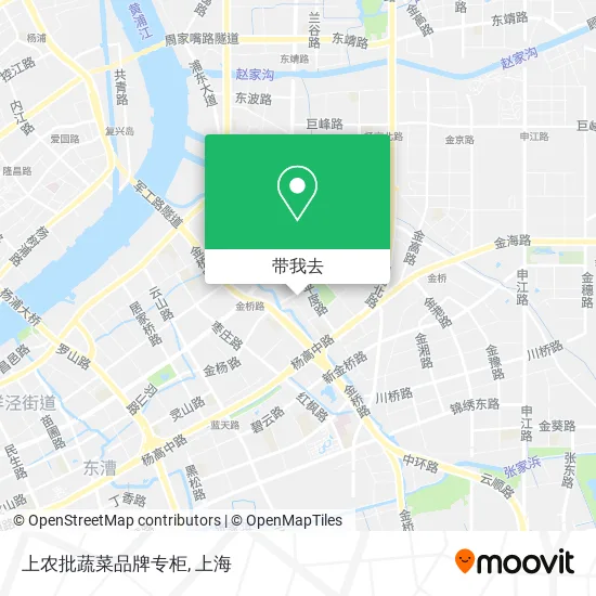 上农批蔬菜品牌专柜地图