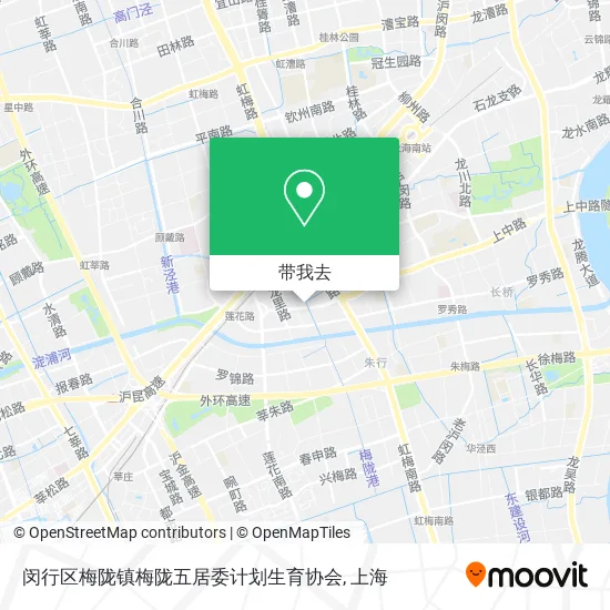 闵行区梅陇镇梅陇五居委计划生育协会地图