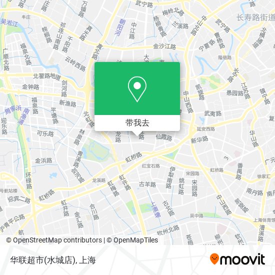 华联超市(水城店)地图