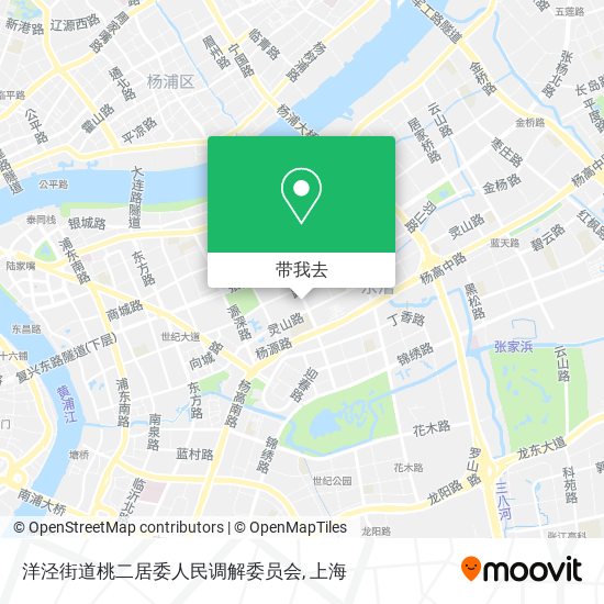洋泾街道桃二居委人民调解委员会地图