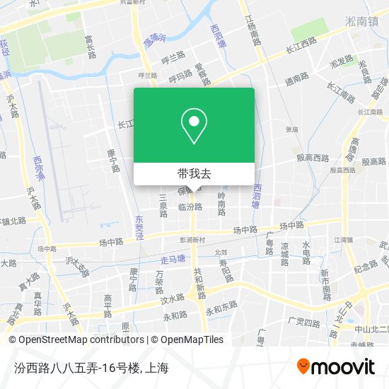 汾西路八八五弄-16号楼地图