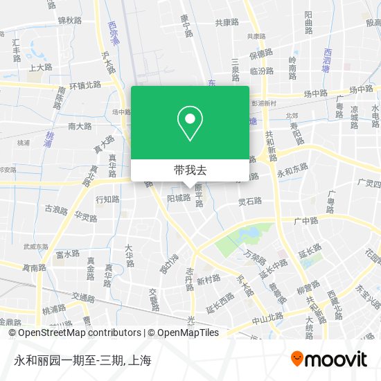 永和丽园一期至-三期地图