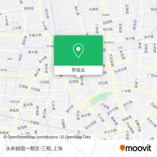 永和丽园一期至-三期地图