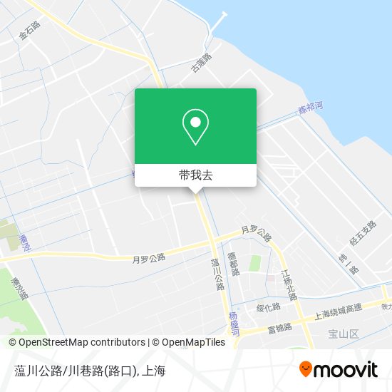 蕰川公路/川巷路(路口)地图