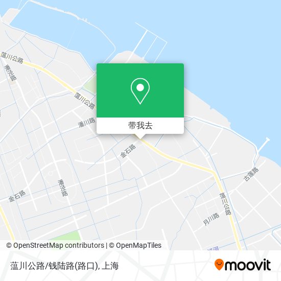 蕰川公路/钱陆路(路口)地图