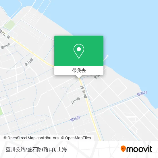 蕰川公路/盛石路(路口)地图