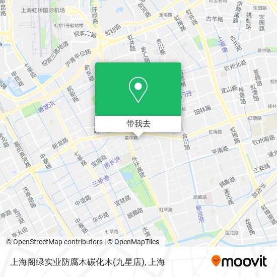 上海阁绿实业防腐木碳化木(九星店)地图