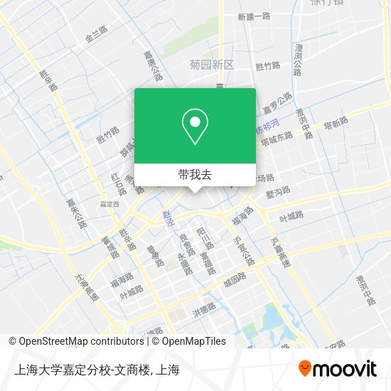 上海大学嘉定分校-文商楼地图