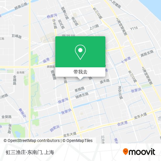 虹三渔庄-东南门地图