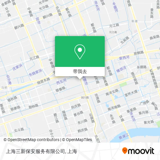 上海三新保安服务有限公司地图