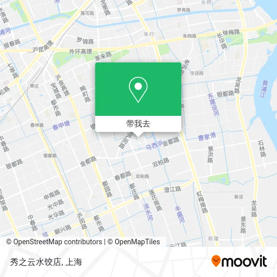 秀之云水饺店地图