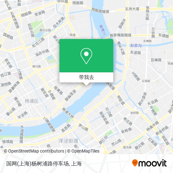 国网(上海)杨树浦路停车场地图
