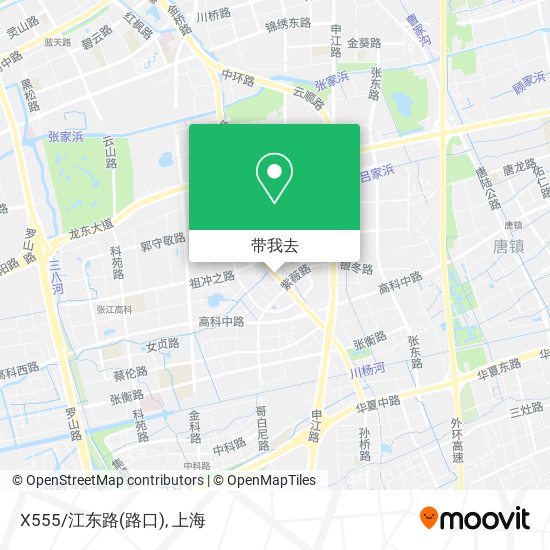 X555/江东路(路口)地图