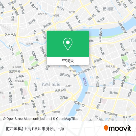 北京国枫(上海)律师事务所地图