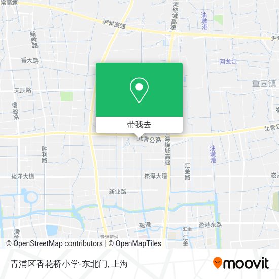 青浦区香花桥小学-东北门地图