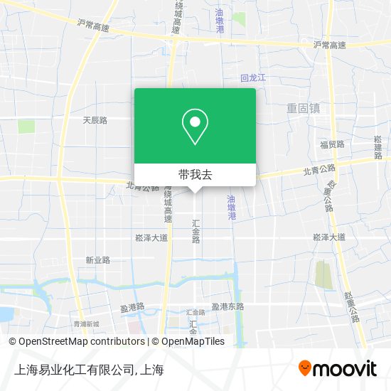 上海易业化工有限公司地图