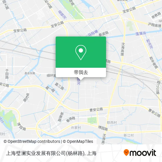 上海璧澜实业发展有限公司(杨林路)地图
