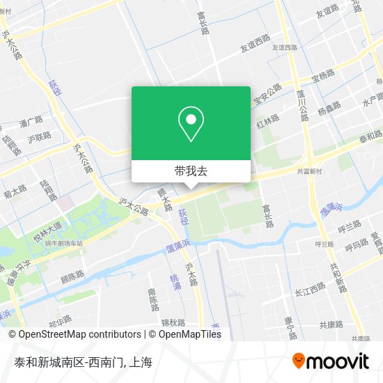 泰和新城南区-西南门地图