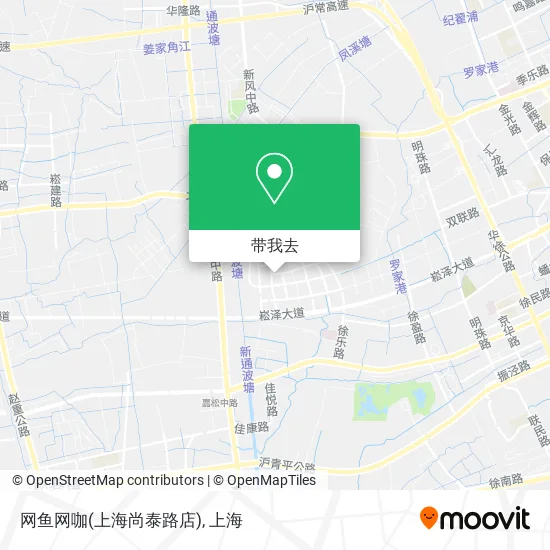 网鱼网咖(上海尚泰路店)地图