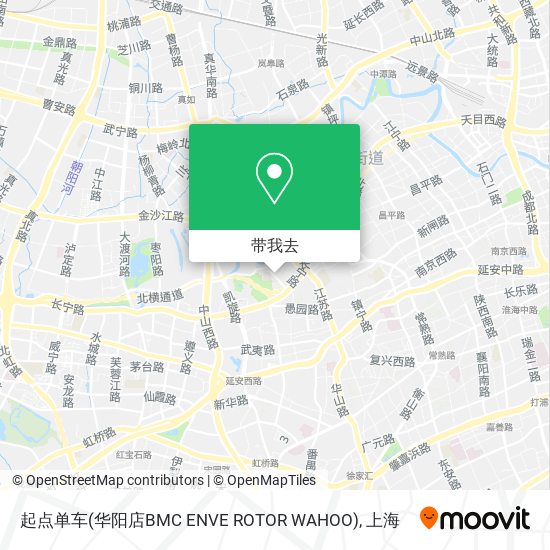 起点单车(华阳店BMC ENVE ROTOR WAHOO)地图