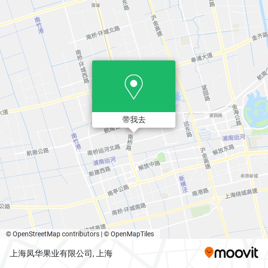 上海凤华果业有限公司地图