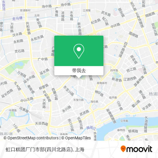 虹口糕团厂门市部(四川北路店)地图