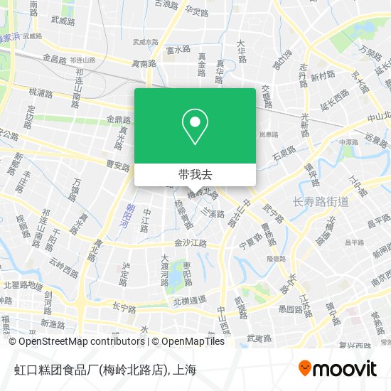 虹口糕团食品厂(梅岭北路店)地图