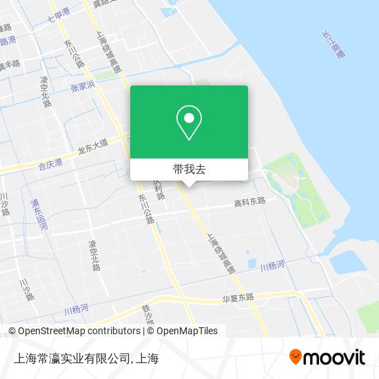 上海常瀛实业有限公司地图