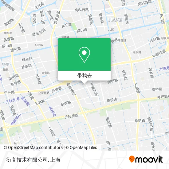 衍高技术有限公司地图