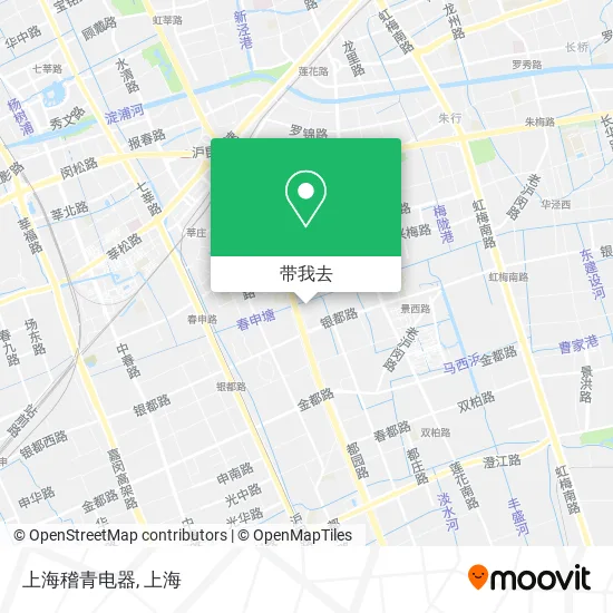 上海稽青电器地图