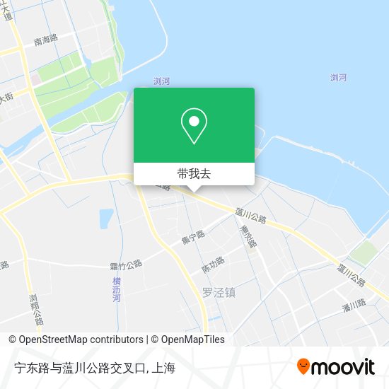 宁东路与蕰川公路交叉口地图