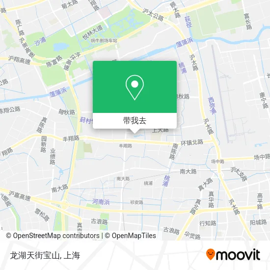 龙湖天街宝山地图