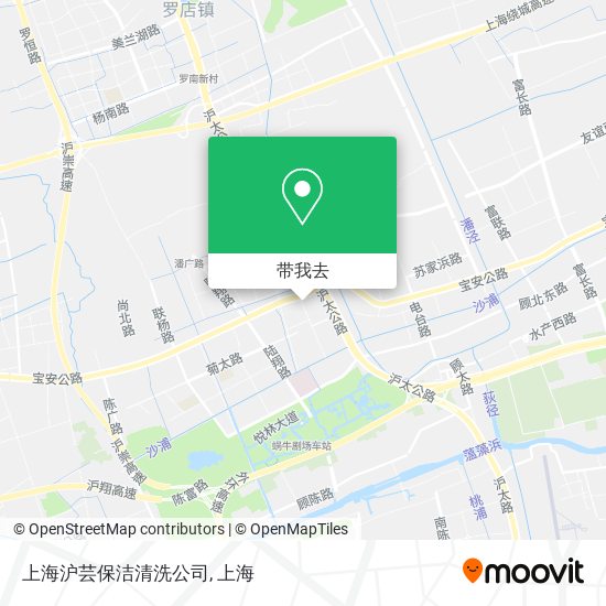 上海沪芸保洁清洗公司地图