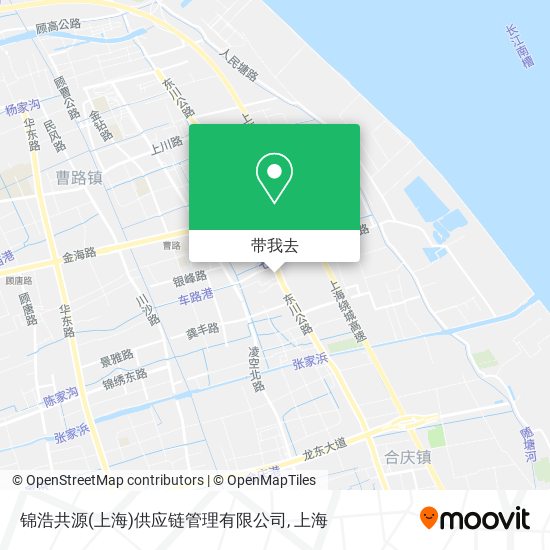 锦浩共源(上海)供应链管理有限公司地图