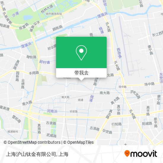 上海沪山钛金有限公司地图