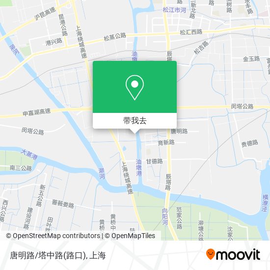 唐明路/塔中路(路口)地图