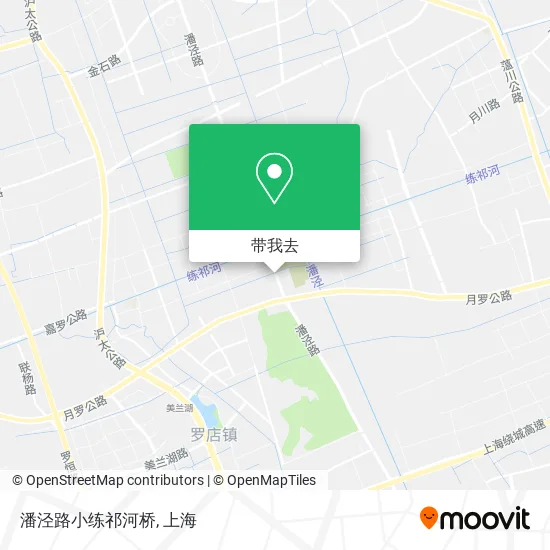 潘泾路小练祁河桥地图