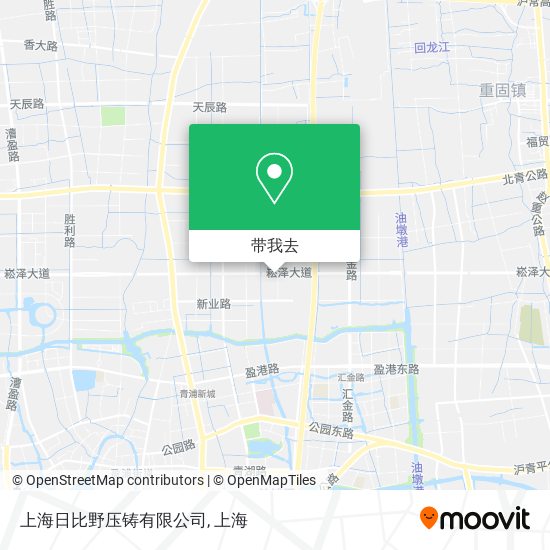 上海日比野压铸有限公司地图