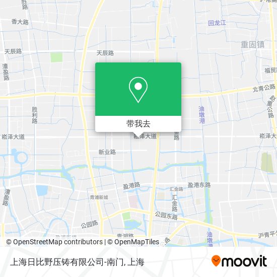上海日比野压铸有限公司-南门地图
