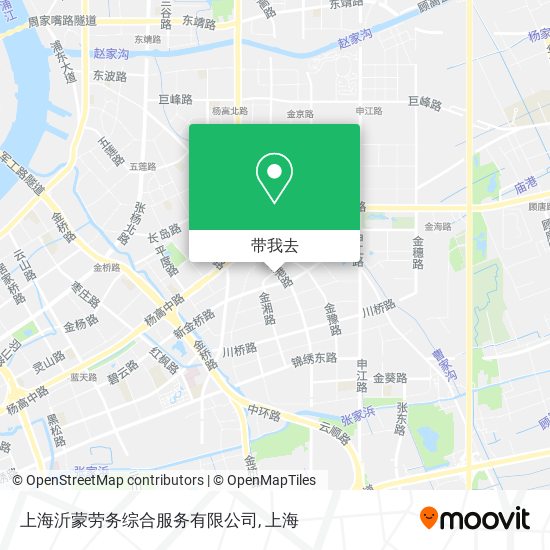 上海沂蒙劳务综合服务有限公司地图