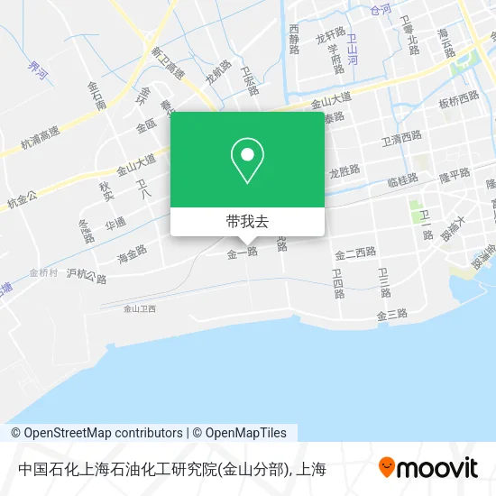 中国石化上海石油化工研究院(金山分部)地图