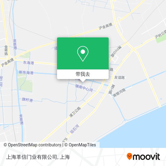 上海革信门业有限公司地图