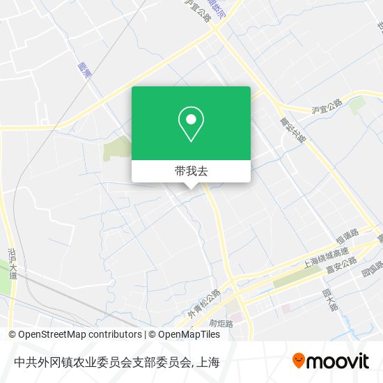 中共外冈镇农业委员会支部委员会地图