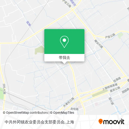 中共外冈镇农业委员会支部委员会地图