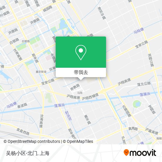 吴杨小区-北门地图