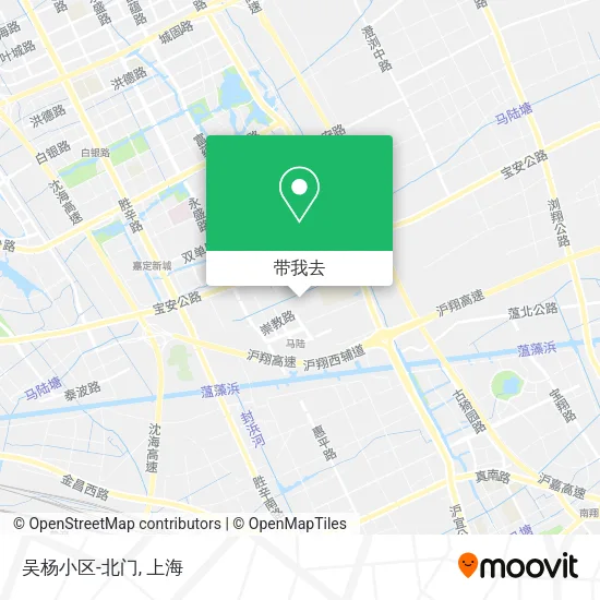 吴杨小区-北门地图
