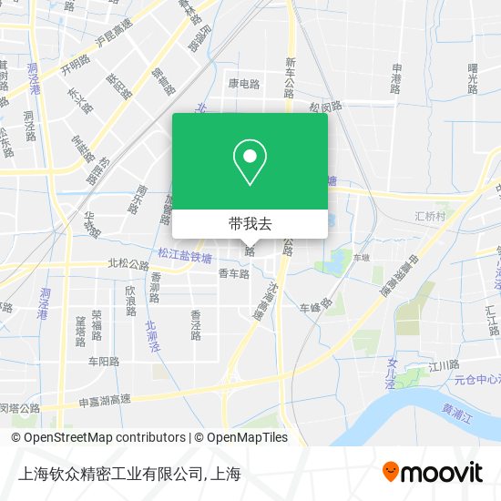 上海钦众精密工业有限公司地图