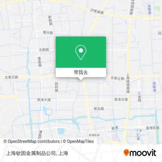 上海钦固金属制品公司地图